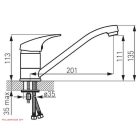 FERRO BFO4 ONE mosógató cst.