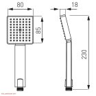 FERRO S190VL-B zuhanyfej