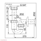STY-638-32 mosdó csőszifon