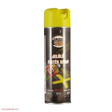 U. Jelölő festék spray 500 ml. Sárga