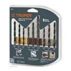 FÚRÓSZÁR KÉSZLET FÉM, FA, BETON 9 RÉSZES