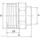 RÉZ FORRVÉG KM 28X1" SP