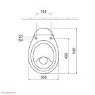 Alföldi WC 4032 lapos alsó nyújt