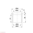 STY-32-40 Müanyag szűkítő 40/32