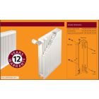 Radiátor acéllemez 600/1400 DK