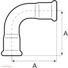 Focus Steel press 28/90 BB könyök