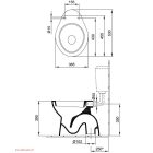 Alföldi WC 4035 mély alsó