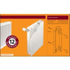 Radiátor acéllemez 300/ 400 DK