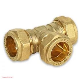 Réz Ropp. 22mm T-egál