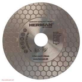 HERMAN BD-70 gyémántkorong 125x1,6x25x22